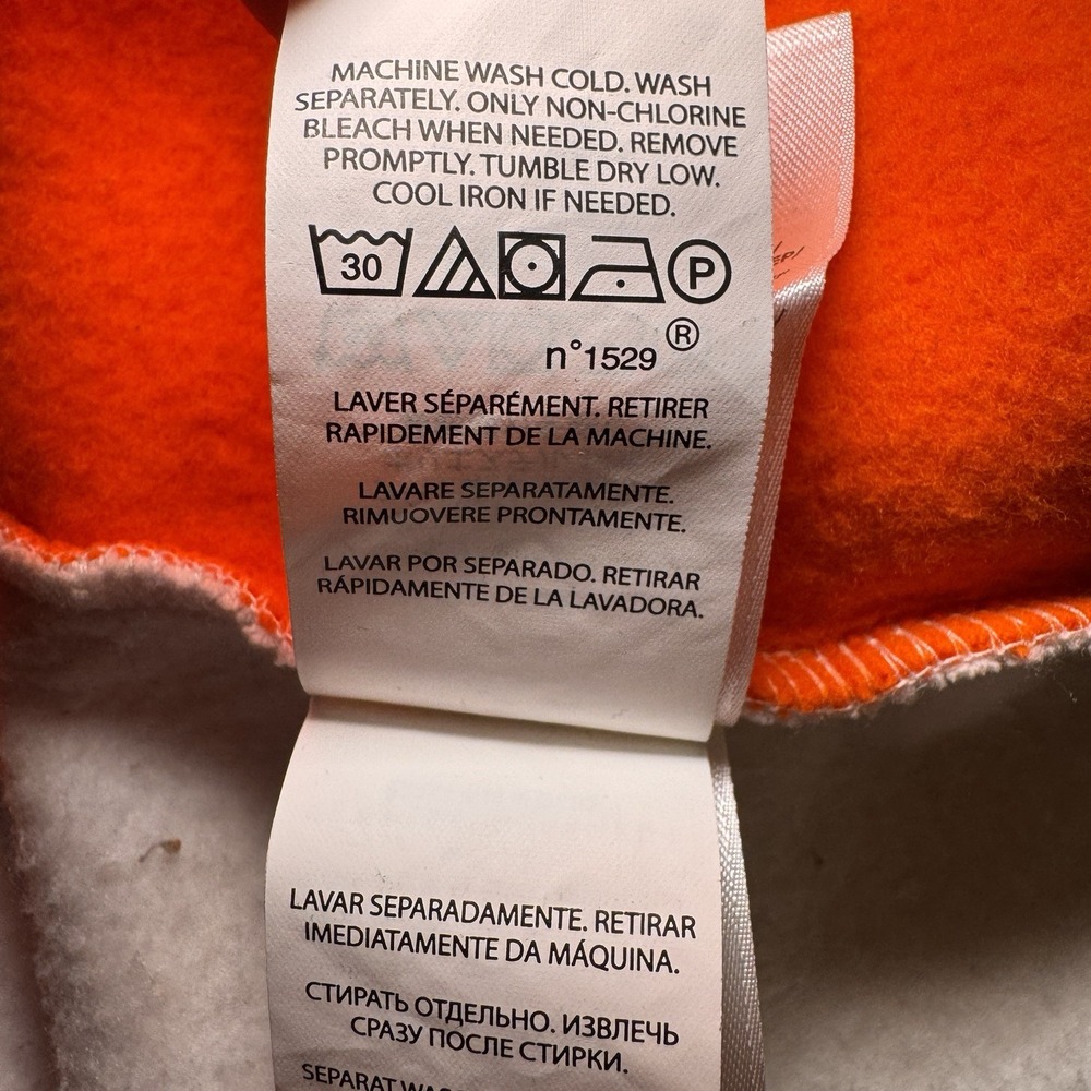 Polo Ralph Lauren Sweater Mens L Large Colorblock Hoodie Sweatshirt Flaws Stains - Picture 6 of 9